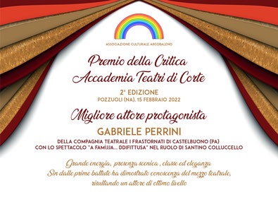 migliore attore protagonista gabriele perrini