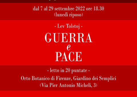 guerra e pace letto in 20 puntate